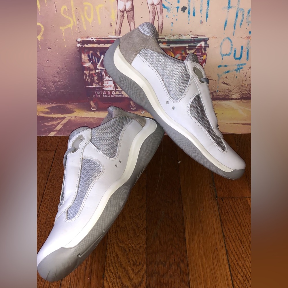 Prada Men’s Sneakers Ivory - Picture 3 of 5